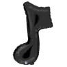 BALLON METALLIQUE NOTE DE MUSIQUE SIMPLE 89 CM