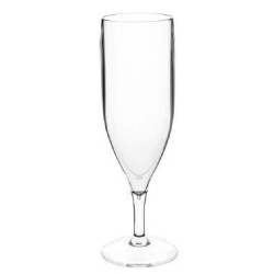 FLUTE A CHAMPAGNE PLASTIQUE TRANSPARENT