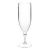 FLUTE A CHAMPAGNE PLASTIQUE TRANSPARENT 