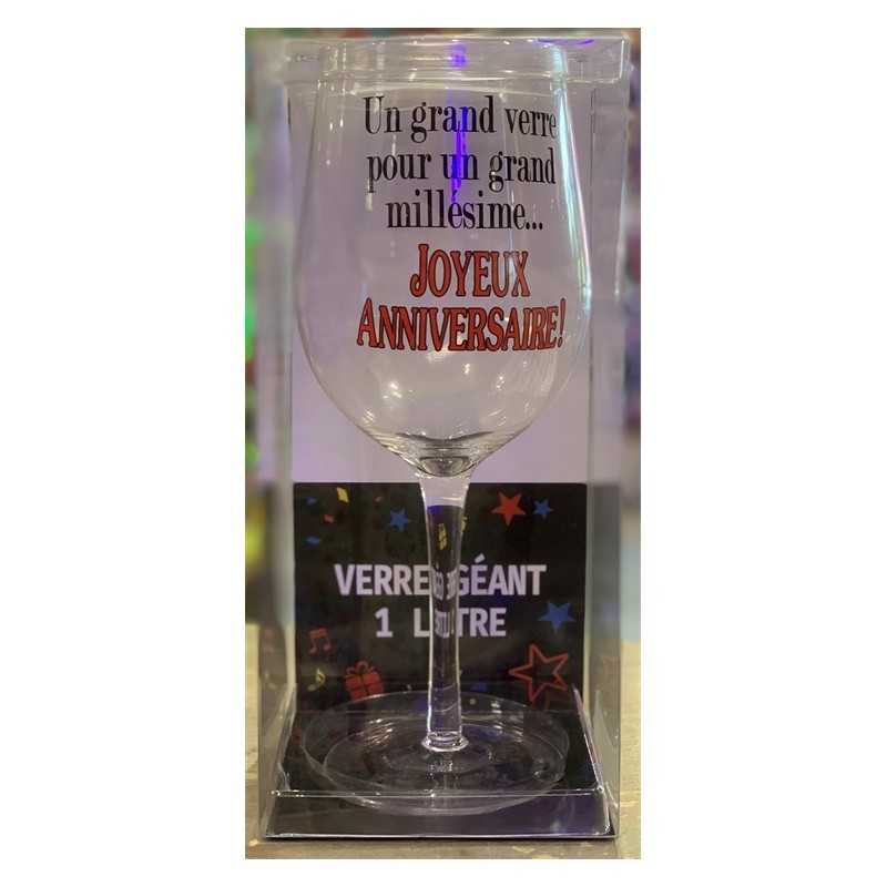 VERRE XXXL JOYEUX ANNIVERSAIRE 