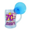 CHOPE A BIERE TROMPETTE ANNIVERSAIRE 70 ANS