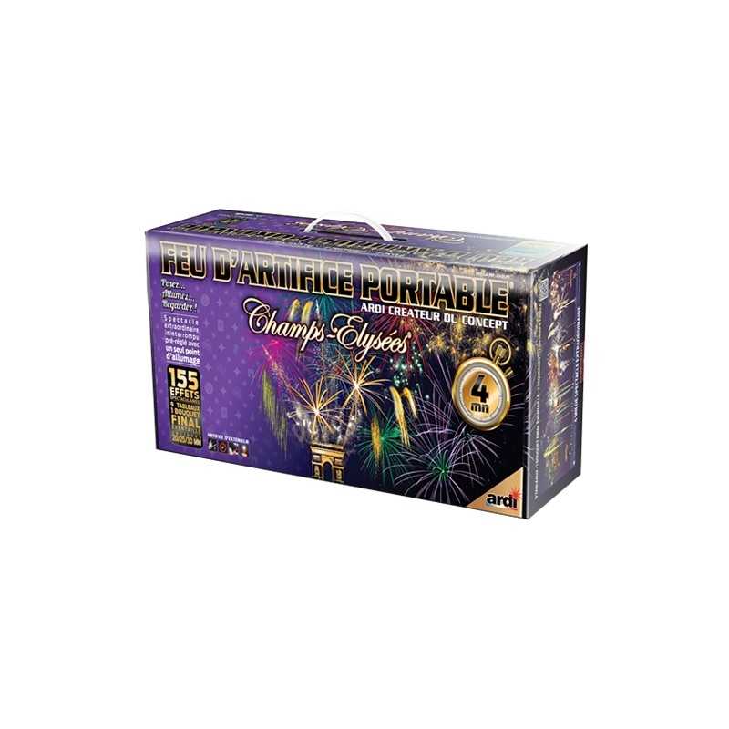 FEU D'ARTIFICE PORTABLE CHAMPS ELYSEES 4 MINUTES ARDI