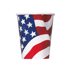 8 VERRES EN CARTON USA