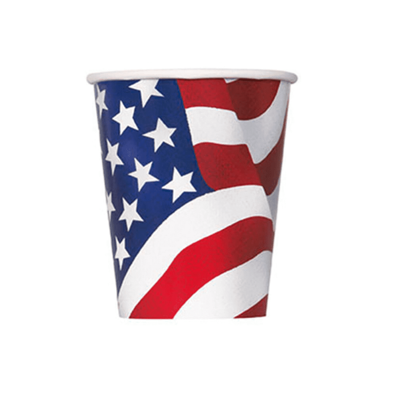 8 VERRES EN CARTON USA