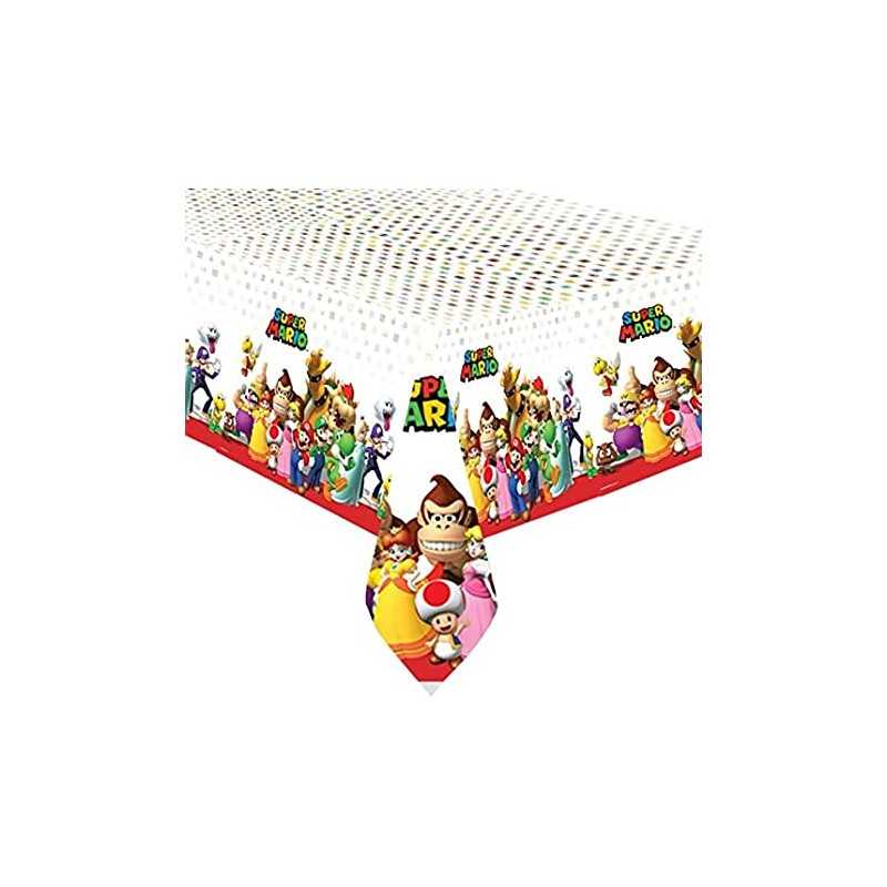 NAPPE SUPER MARIO PLASTIFIEE 1.8 X 1.2 M