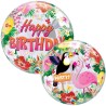 BALLON BUBBLE TROPICAL BIRTHDAY PARTY 56 CM