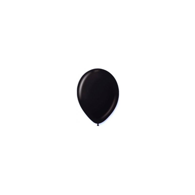 12 BALLONS LATEX 28 CM NOIR 