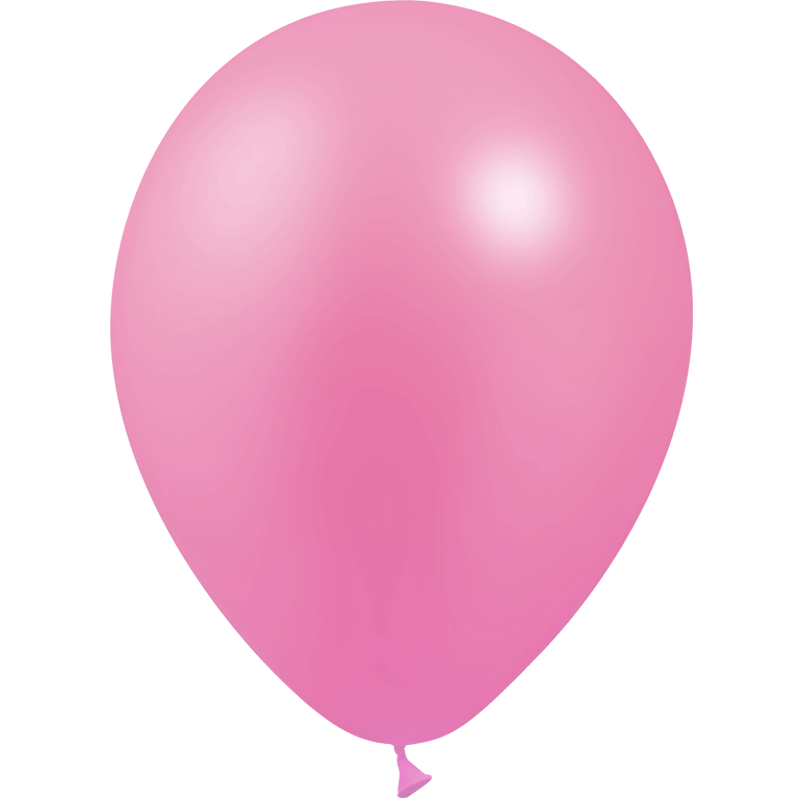 12 BALLONS LATEX 28 CM ROSE METAL BALLOONIA