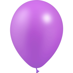 12 BALLONS LATEX 28 CM LILAS METAL BALLOONIA