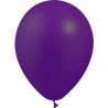 12 BALLONS LATEX 28 CM VIOLET METAL BALLOONIA