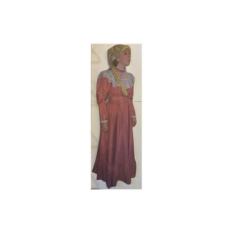DEGUISEMENT ROBE ROSE 1900 TAILLE M
