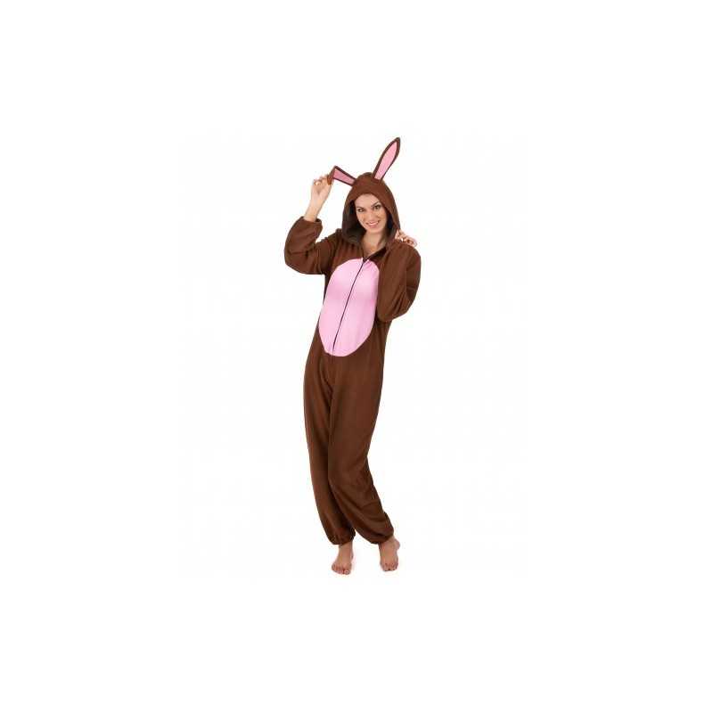 DEGUISEMENT LAPIN BRUN FEMME TAILLE UNIQUE 