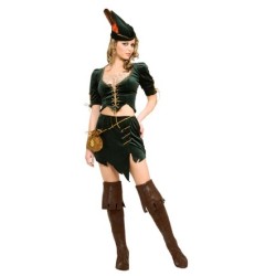 DEGUISEMENT ROBIN DES BOIS FEMME TAILLE XS