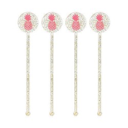 18 AGITATEURS POUR BOISSONS ANANAS