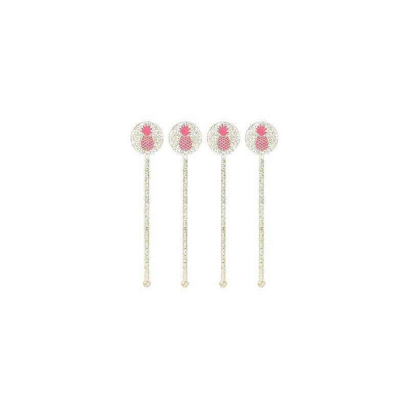 18 AGITATEURS POUR BOISSONS ANANAS