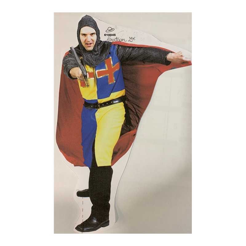 DEGUISEMENT CHEVALIER BLEU-JAUNE RICHARD TAILLE 52-54