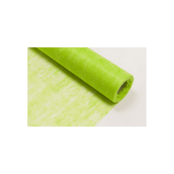 CHEMIN DE TABLE INTISSE VERT ANIS 30 CM X 10 M