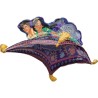 BALLON METALLIQUE JASMINE ET ALADIN SUR LE TAPIS 106 CM