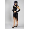 DEGUISEMENT SORCIERE VELOURS NOIR TAILLE 36/38