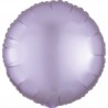 BALLON METALLIQUE ROND SATIN LILAS 43 CM