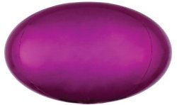 BALLON METALLIQUE ORBZ BOULE FUSCHIA 38 X 40 CM