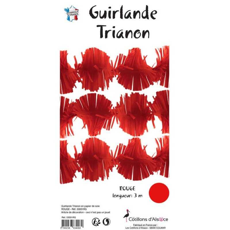 GUIRLANDE TRIANON ROUGE 3 METRES