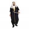 DEGUISEMENT SHEIK ARABE BLANC ET NOIR TAILLE M