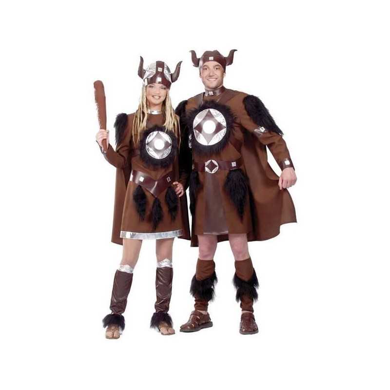 DEGUISEMENT VIKING FEMME BORDEAU TAILLE 42/44