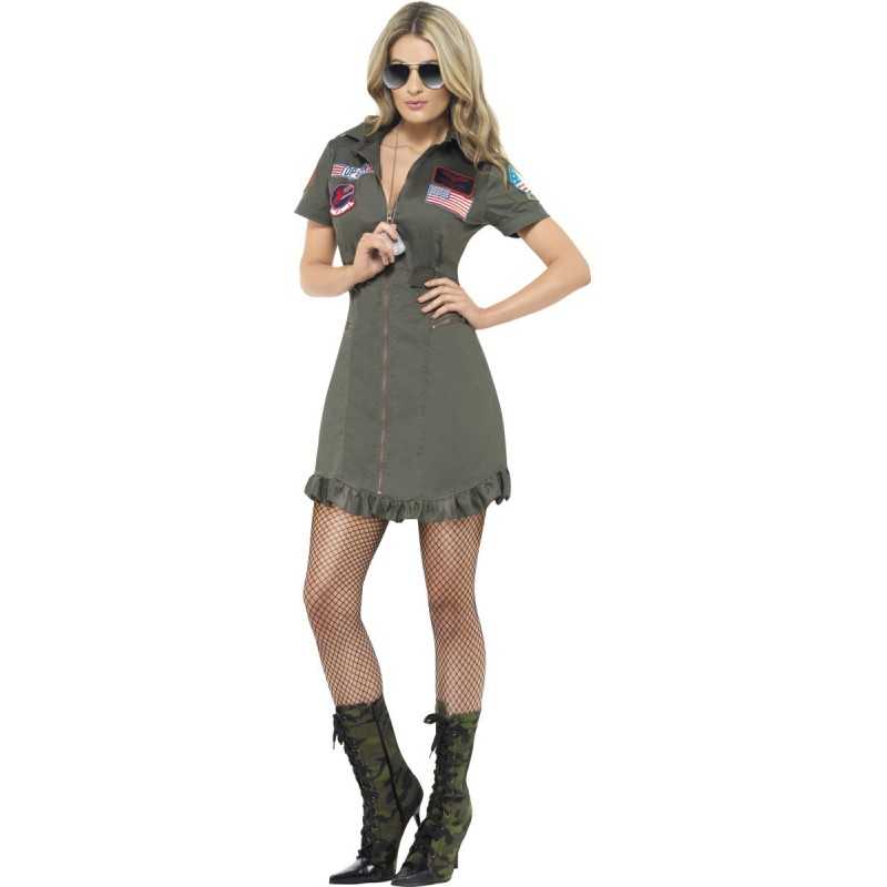 DEGUISEMENT ROBE TOP GUN TAILLE S