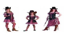 DEGUISEMENT DENIM RANGER FEMME CORSAGE + JUPE LONGUE WESTERN TAILLE 48-50