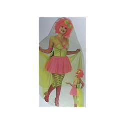DEGUISEMENT NEON BALLERINA 80 S TAILLE 36/38
