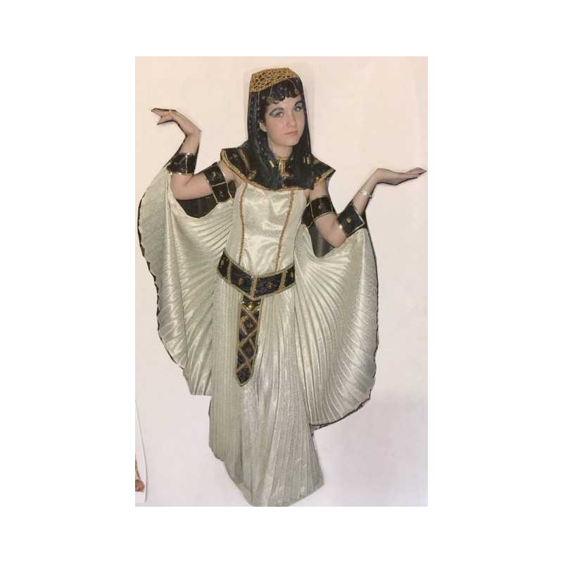 DEGUISEMENT EGYPTIENNE LUXE TAILLE M NOIRE/OR