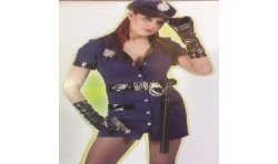 DEGUISEMENT ROBE POLICIERE TAILLE 36/38