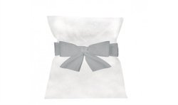 6 NOEUDS POUR HOUSSE DE CHAISE GRIS 19 CM X 3 M