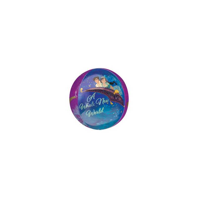 BALLON METALIQUE ORBZ ALADIN 38X40 CM 