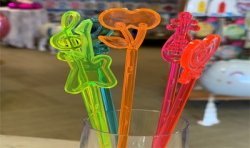 6 TOUILLEURS FLUO