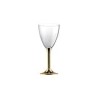 6 VERRES A PIED OR CHROME