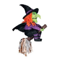 PINATA SORCIERE AVEC BALAI 3D