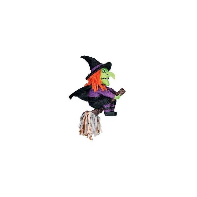 PINATA SORCIERE AVEC BALAI 3D