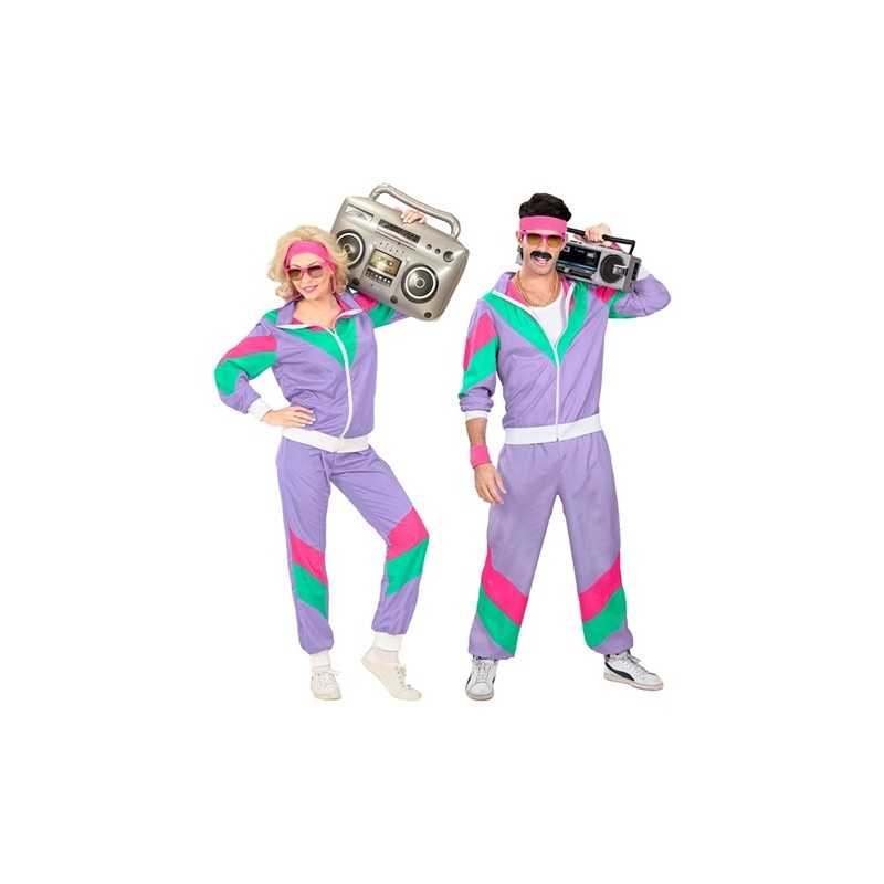 DEGUISEMENT SURVETEMENT OU JOGGING ANNEES 80 VIOLET TAILLE XL