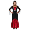 DEGUISEMENT VAMPIRE FEMME ROBE LONGUE HALLOWEEN TAILLE M