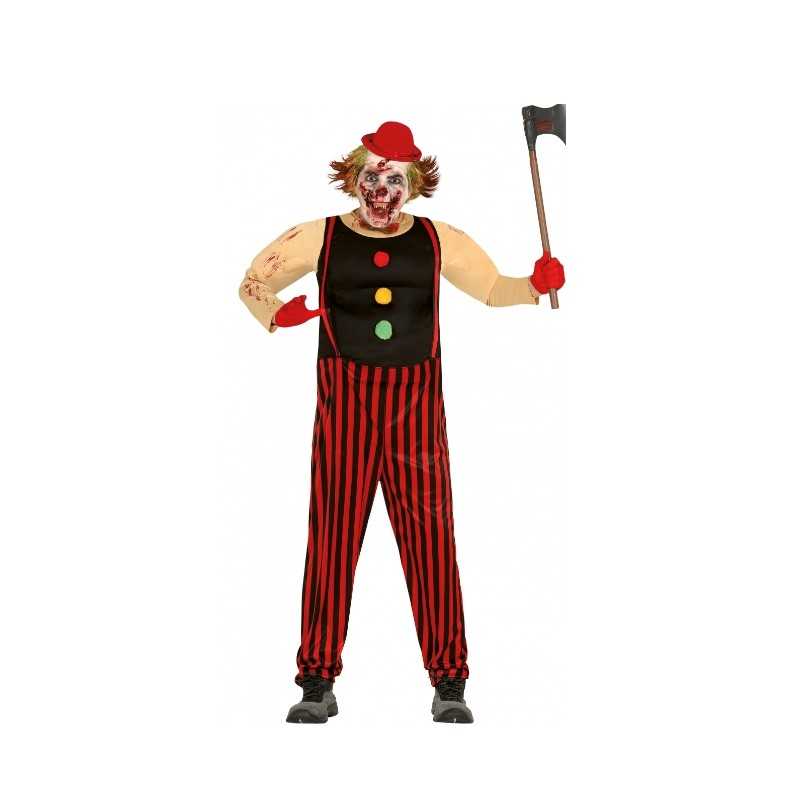 DEGUISEMENT CLOWN TUEUR MUSCLE HALLOWEEN TAILLE L