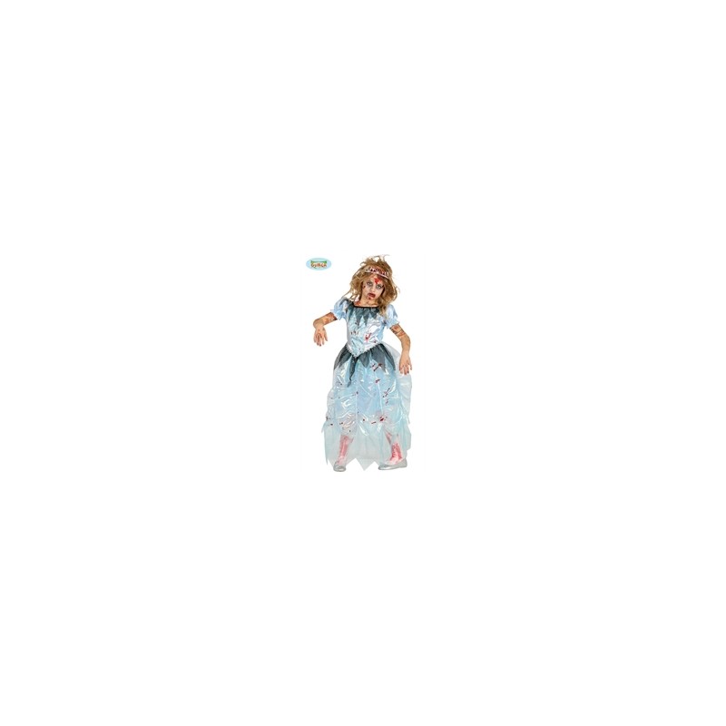 DEGUISEMENT PRINCESSE ZOMBIE HALLOWEEN TAILLE 7/9 ANS
