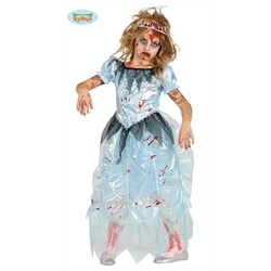 DEGUISEMENT PRINCESSE ZOMBIE HALLOWEEN TAILLE 5/6 ANS