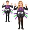 DEGUISEMENT ARAIGNEE VIOLET ET NOIR TAILLE 110 CM