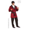 DEGUISEMENT PEIGNOIR PLAYBOY VELOUR BORDEAU TAILLE M