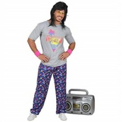 DEGUISEMENT HOMME DES PLAGE 80'S TAILLE XL