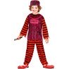 DEGUISEMENT CLOWN PRISONNIER ROUGE TUEUR TAILLE 7-9 ANS