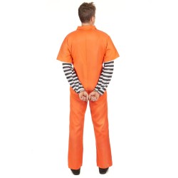 DEGUISEMENT PRISONNIER DETENU COMBINAISON ORANGE TAILLE M