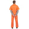 DEGUISEMENT PRISONNIER DETENU COMBINAISON ORANGE TAILLE M